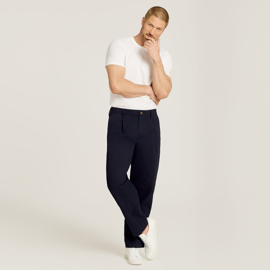 Wide Leg Chino Pants
