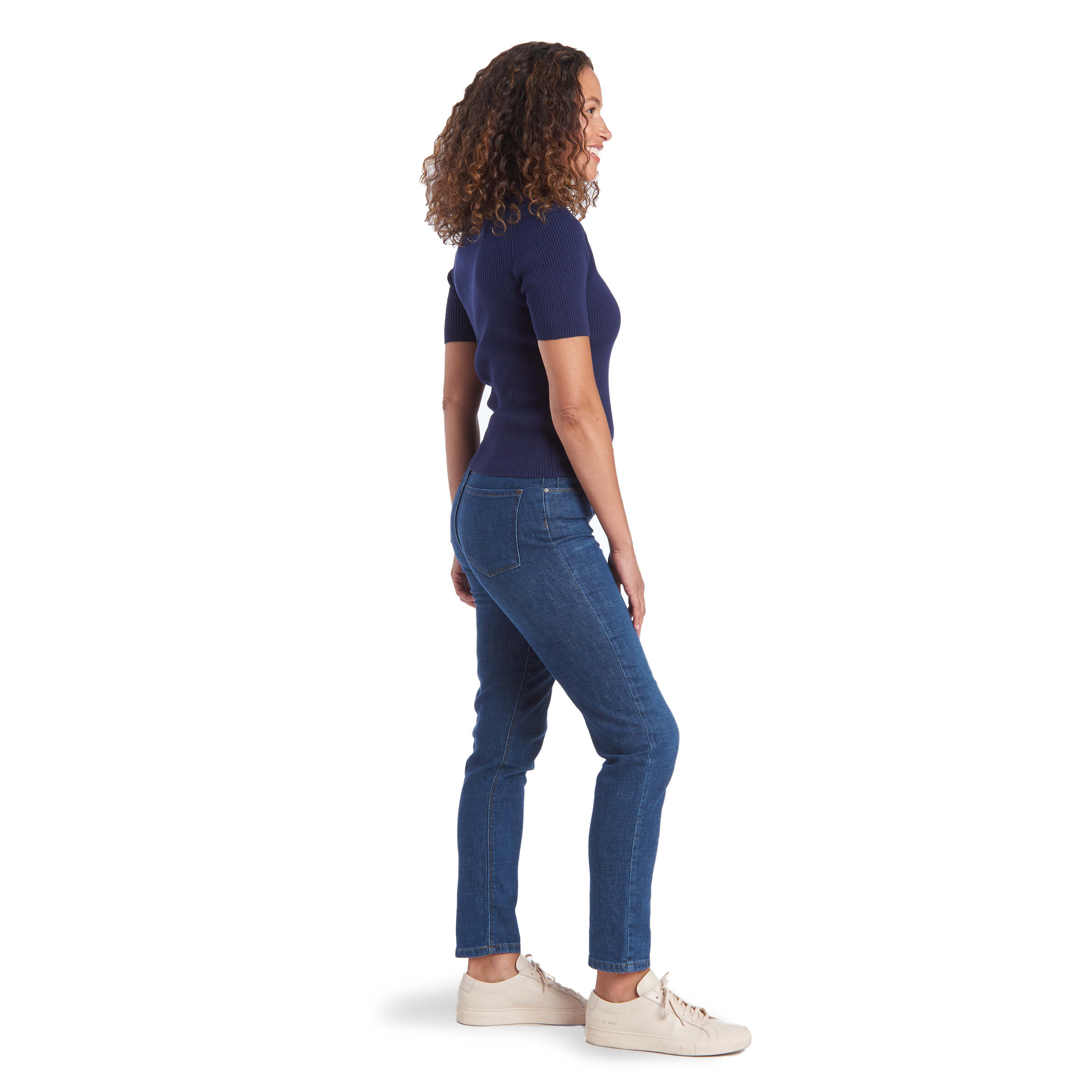 High Rise Mom Charlton Jeans