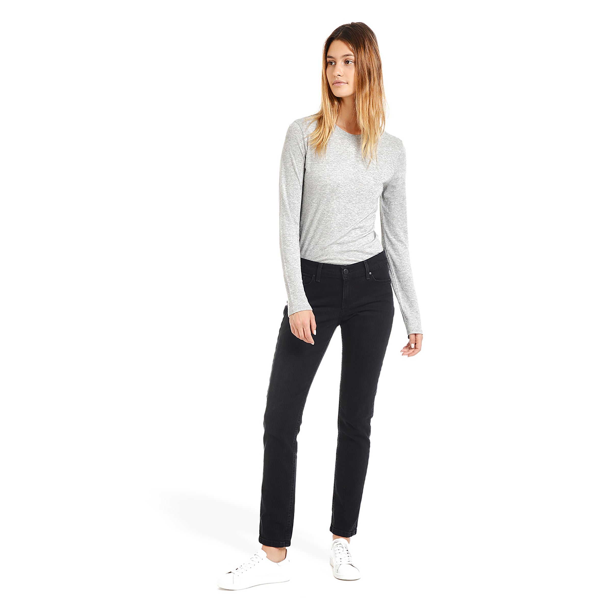 Mid Rise Slim Straight Allen Jeans
