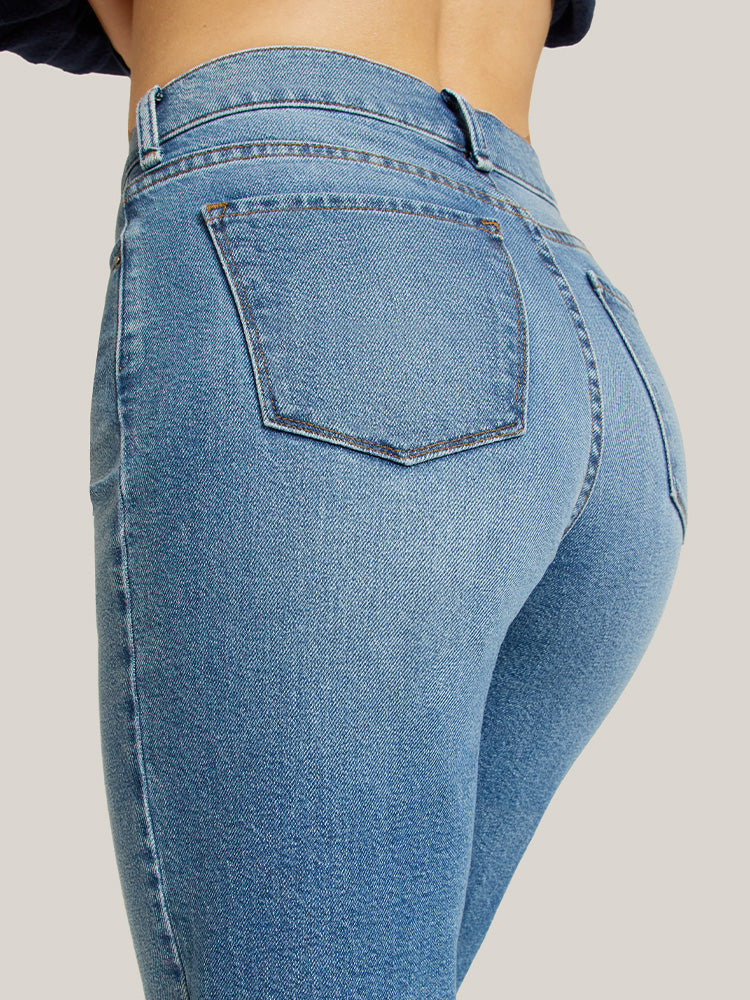 High Rise Cropped Straight Leg Gilmore