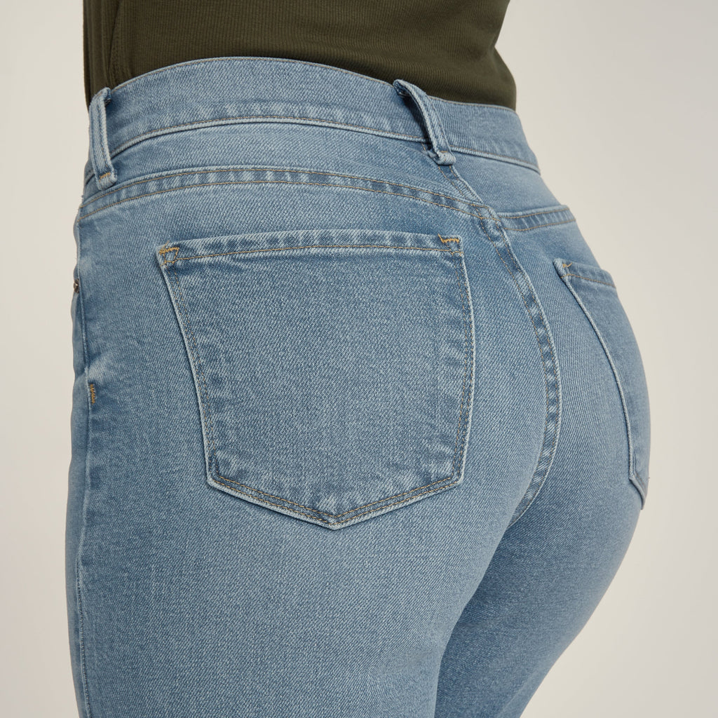 High Rise Cropped Straight Leg Hubert