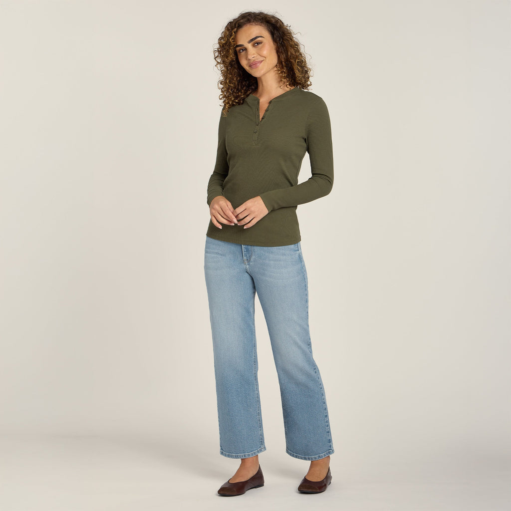 High Rise Cropped Straight Leg Hubert