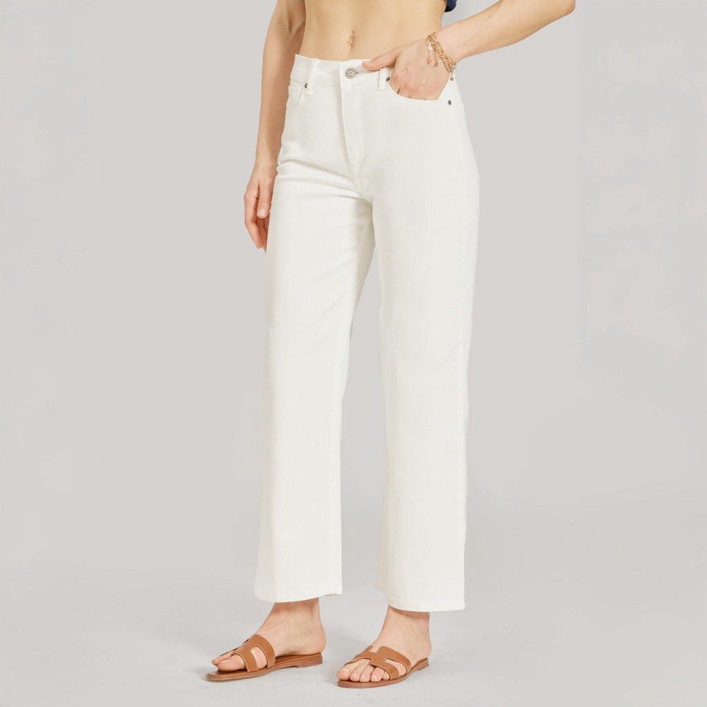 High Rise Cropped Straight Leg Mercer