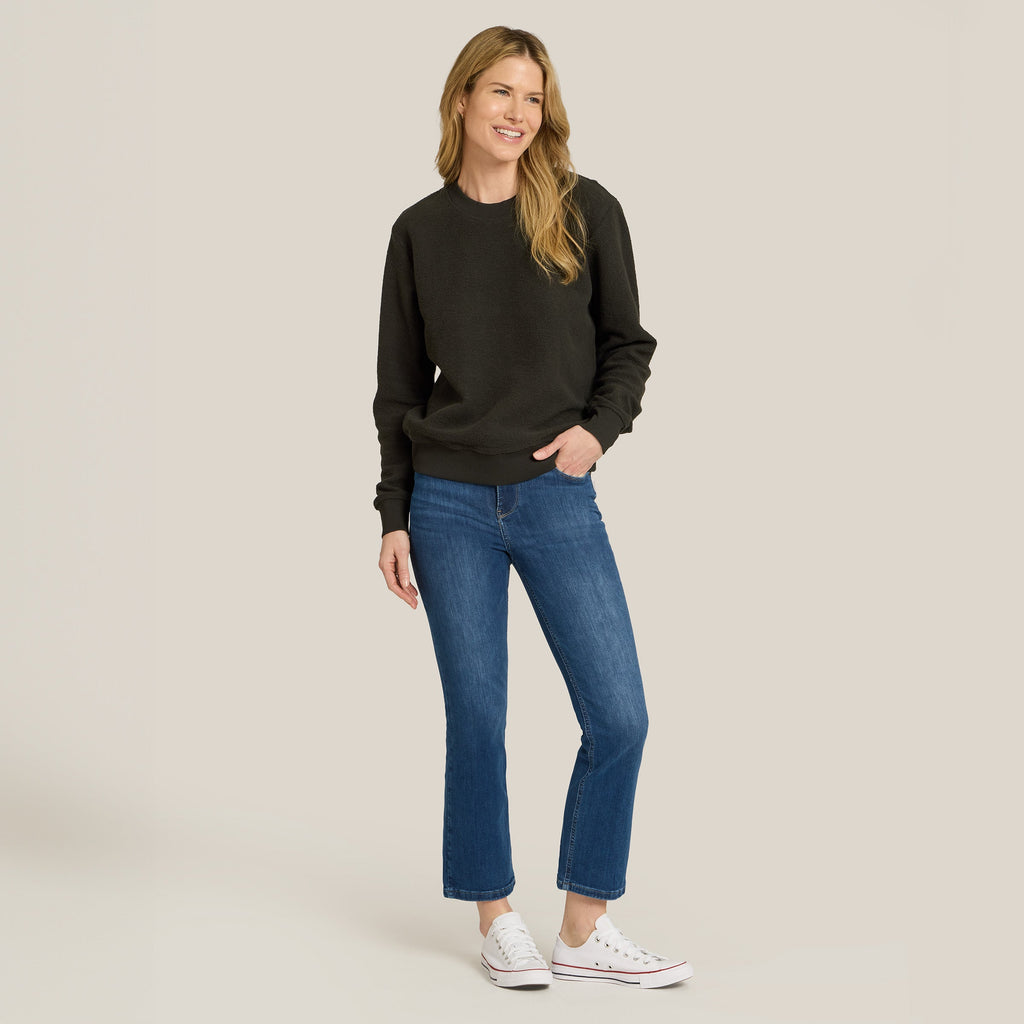 High Rise Miniboot Ankle Logan Jeans