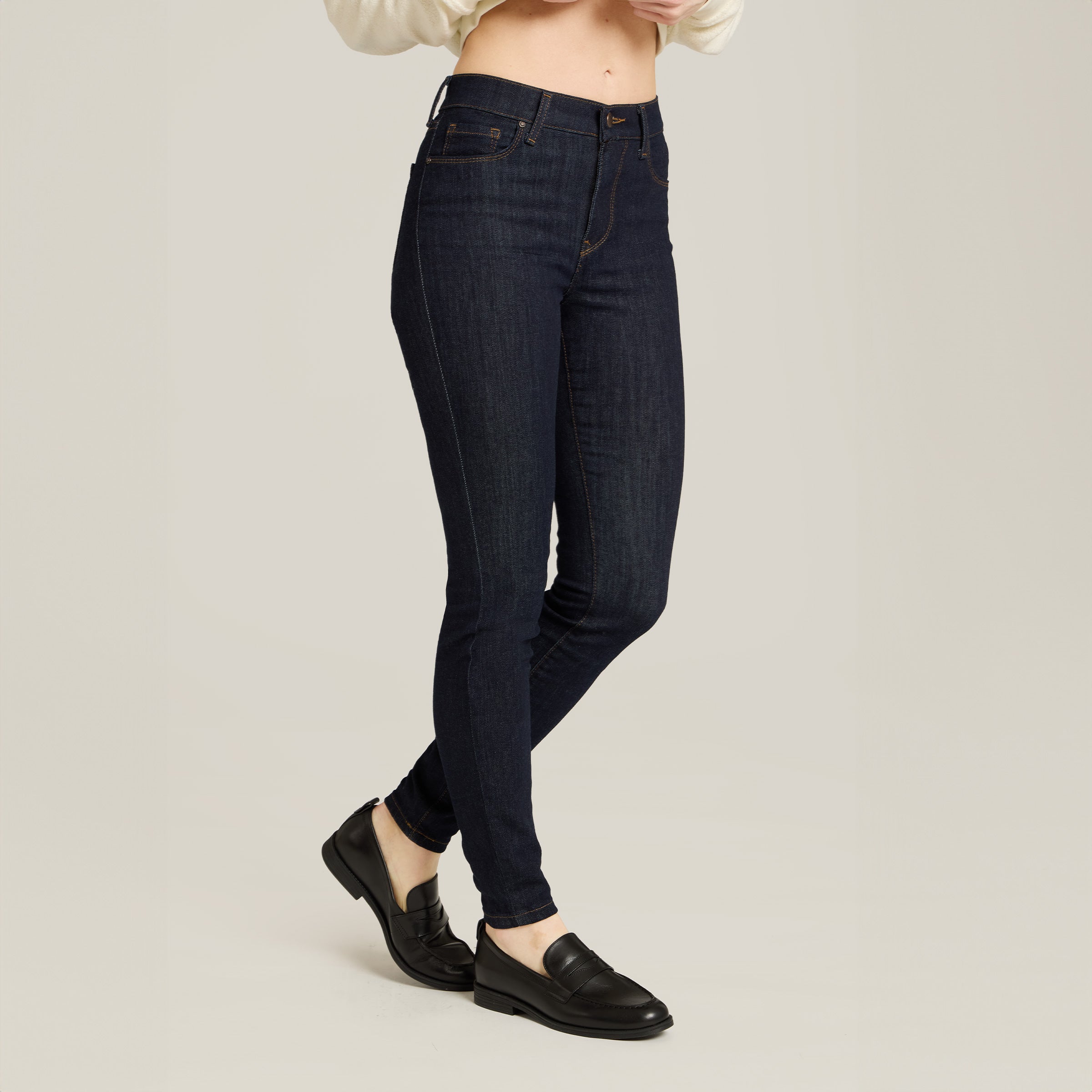 High Rise Skinny Logan Jeans