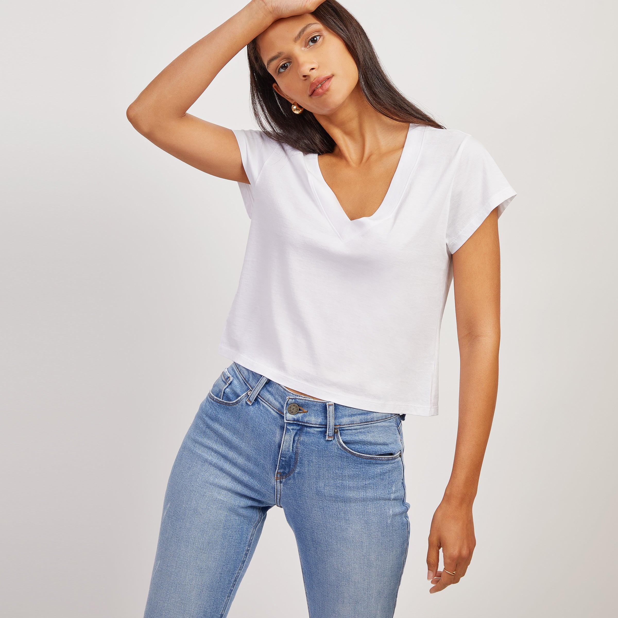 Mid Rise Slim Straight Hubert Jeans
