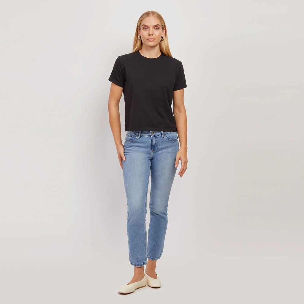 Mid Rise Slim Straight Hubert Jeans
